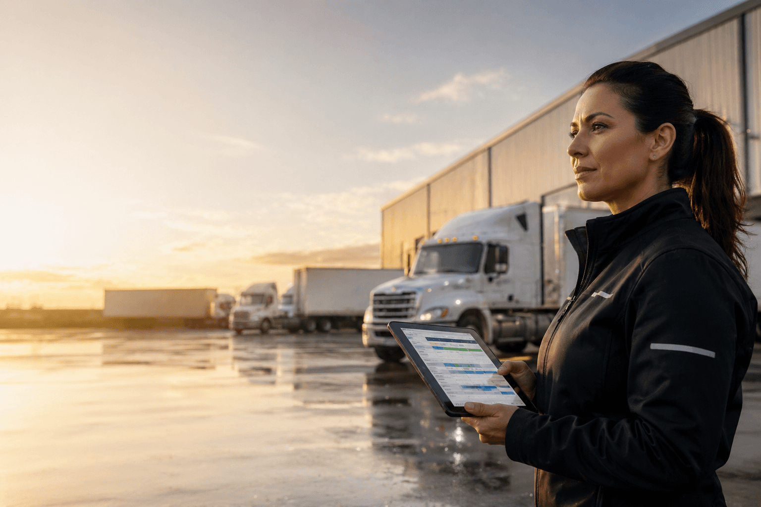 Portals - Manager, driver, and customer views