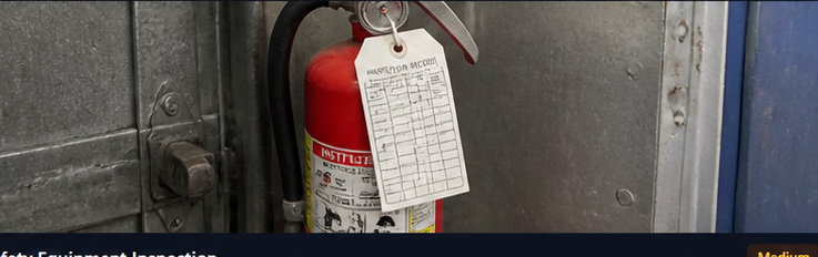 Safety Equipment Inspection